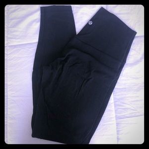 SOLD - Black LuluLemon Align Leggings 28”